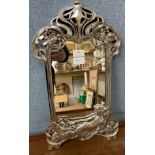 An Art Nouveau style mirror, inspired by WMF
