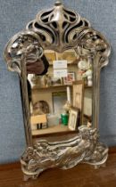 An Art Nouveau style mirror, inspired by WMF