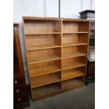 A large Mid Century bookcase