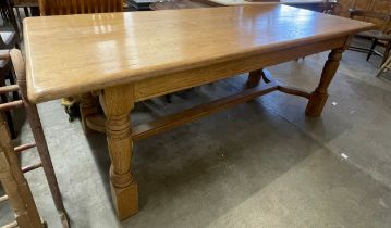 A French oak refectory table