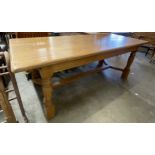 A French oak refectory table