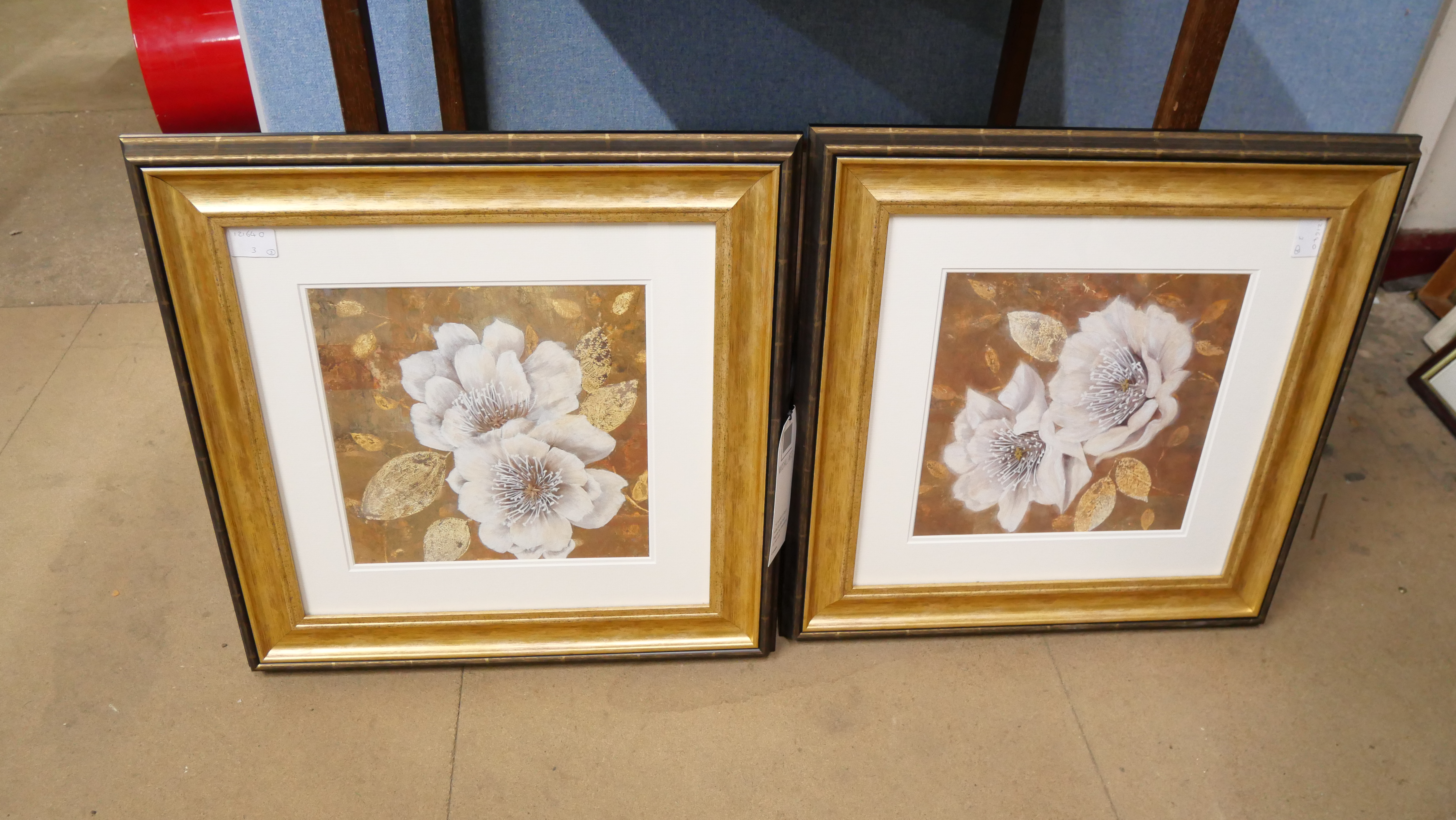 A large still life print and two others, all framed - Image 3 of 3