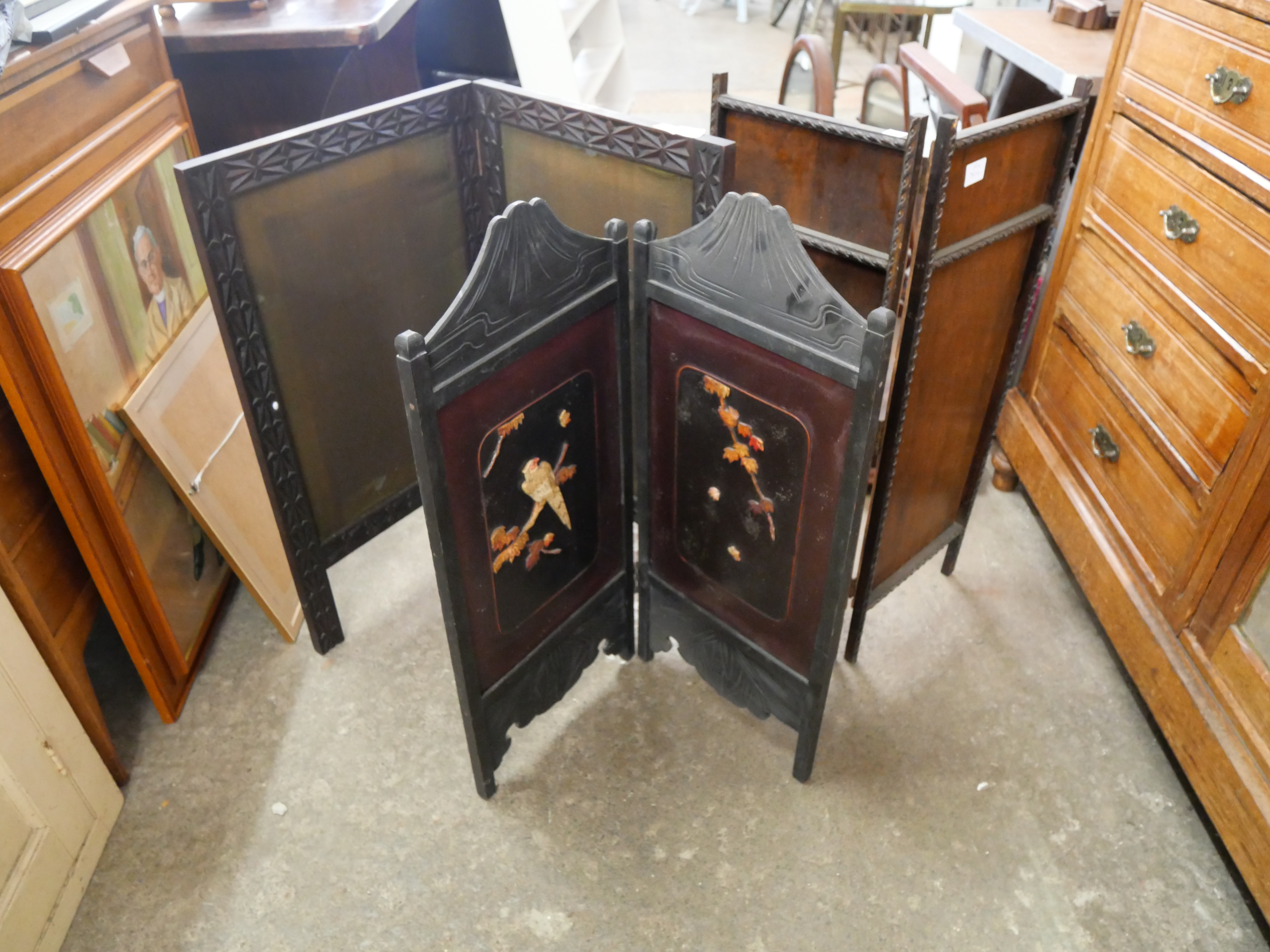 Three fire screens - Image 2 of 2