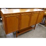 A teak sideboard