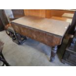 A large drop leaf table