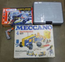 Three 1970s/1980s Meccano sets