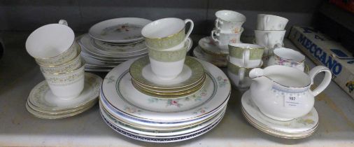 Tea and dinnerware including various Royal Doulton **PLEASE NOTE THIS LOT IS NOT ELIGIBLE FOR