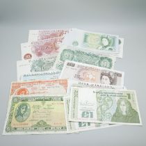 A collection of English and Irish bank notes, (22)