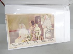 An album of Belgian Cote d'Or Chocolate cards, Royal Family, 54 in total