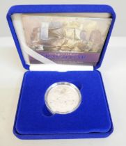 The Royal Mint, Trafalgar UK 2005 Silver Proof Commemorative Crown