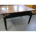 A G-Plan Librenza tola wood and black coffee table