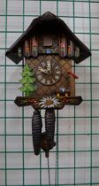 A Black Forest style cuckoo clock