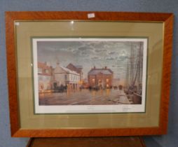 A limited edition Rodney Chapman signed print The Customs House, 41/350, framed