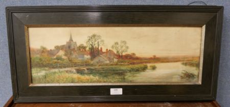 S. Sinclair, pair of countryside landscapes, watercolour, framed