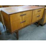 A teak sideboard