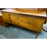 A teak sideboard