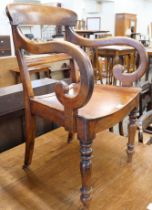 A Regency mahogany carver chair