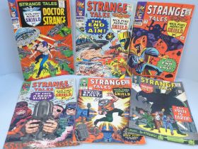 A collection of ten Dr. Strange 1960s comics