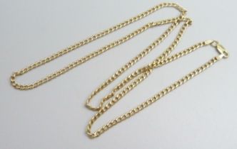A 9ct gold necklace, 4.9g, 60cm