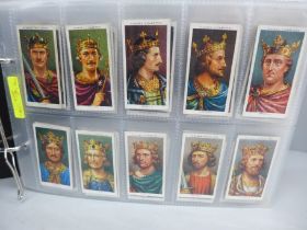 Cigarette Cards; an album of Players cigarette cards, twelve complete sets including Kings and