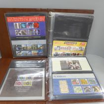 Great Britain; 2011-2016 commemorative presentation packs in two special Post Office albums, 98