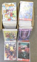 192 Modern comics; Marvel, DC Comics, Image, Dark Horse, etc., includes The Amazing Spiderman, X-