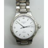 A Longines quartz wristwatch