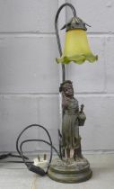 A figural table lamp **PLEASE NOTE THIS LOT IS NOT ELIGIBLE FOR POSTING AND PACKING**