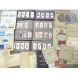 A large collection of John Players and other cigarette cards, two albums of British Naval Craft
