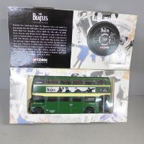 The Beatles Collection Corgi Classics AEC Routemaster Liverpool Corporation model bus, boxed