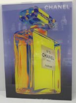 A Chanel No. 5 acrylic counter/window shop display (approximately A2 size)