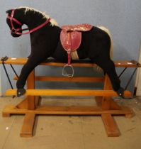 A vintage rocking horse