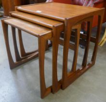 A G-Plan Quadrille teak nest of tables