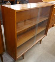 A teak bookcase