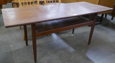 A Danish teak coffee table