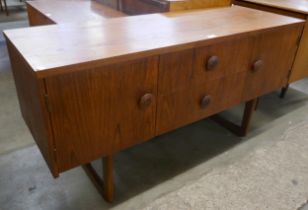 A teak sideboard