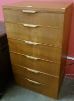 An Austin Suite teak chest of drawers