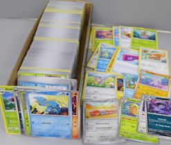 A large quantity of Pokemon cards, over 800