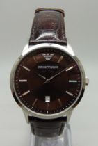 A gentleman's Emporio Armani wristwatch