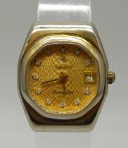 A lady's Rado Shangri-La automatic 17 jewel wristwatch head, 22mm case