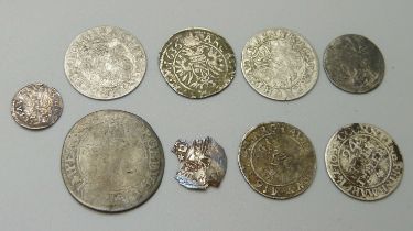 A collection of 17th and 18th Century silver coins from Austria and its Principalities Saxony and