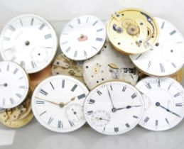 Pocket watch movements, (15)