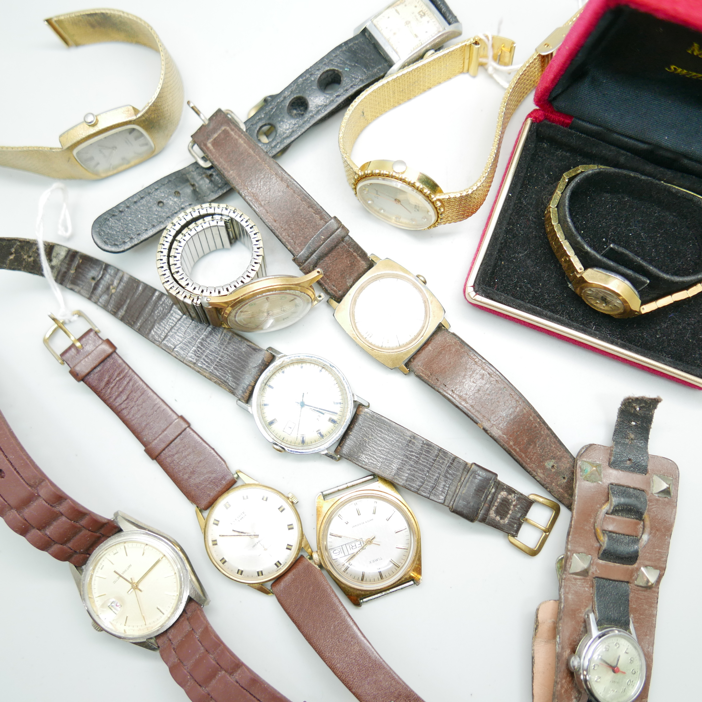 A collection of mechanical wristwatches, including Timex and Everite - Image 2 of 2
