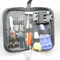 A Cadrim watch tool kit, cased