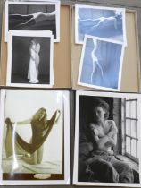 Over 100 glamour photographs, 16 x 12" and 10 x 8"