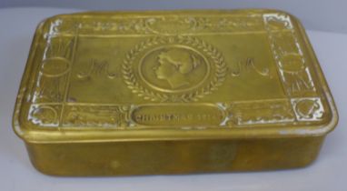 A WWI Princess Mary Christmas 1914 tin