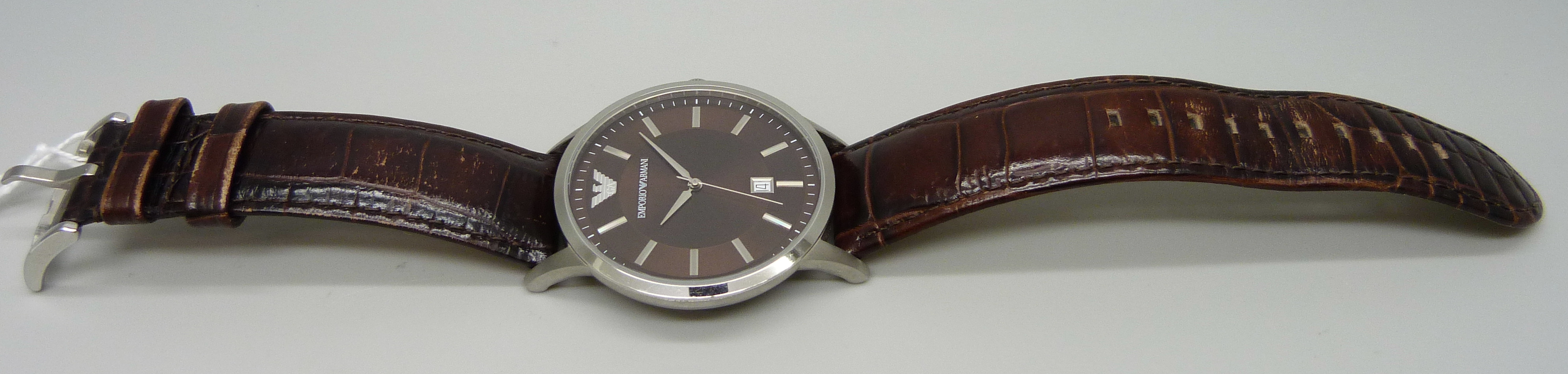 A gentleman's Emporio Armani wristwatch - Image 5 of 5