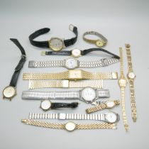 A collection of wristwatches including Sekonda, Limit, etc.