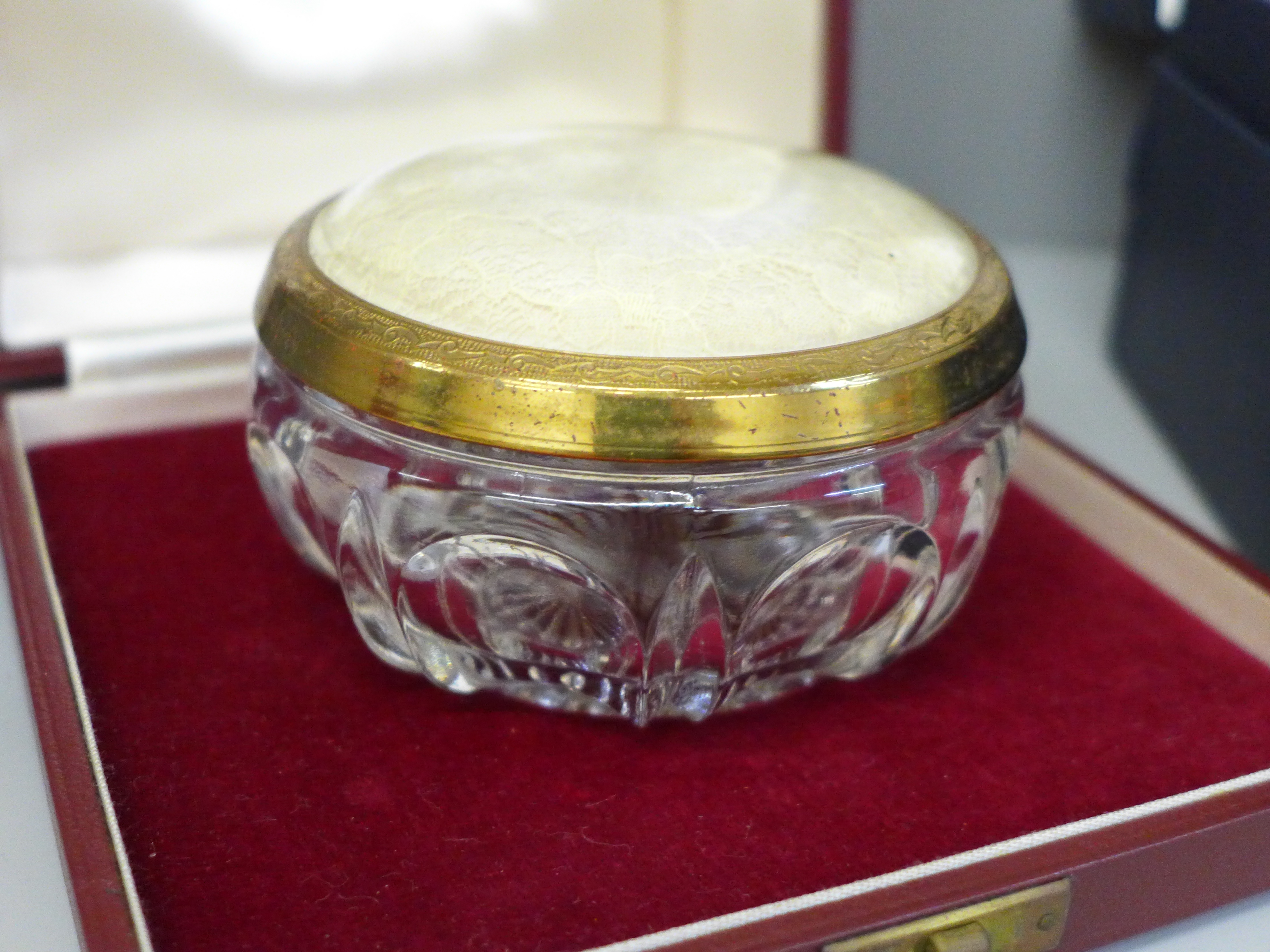 Royal Commemoratives; a limited edition, 74/150 ruby glass and silver plated scent bowl, a Queen - Image 2 of 6
