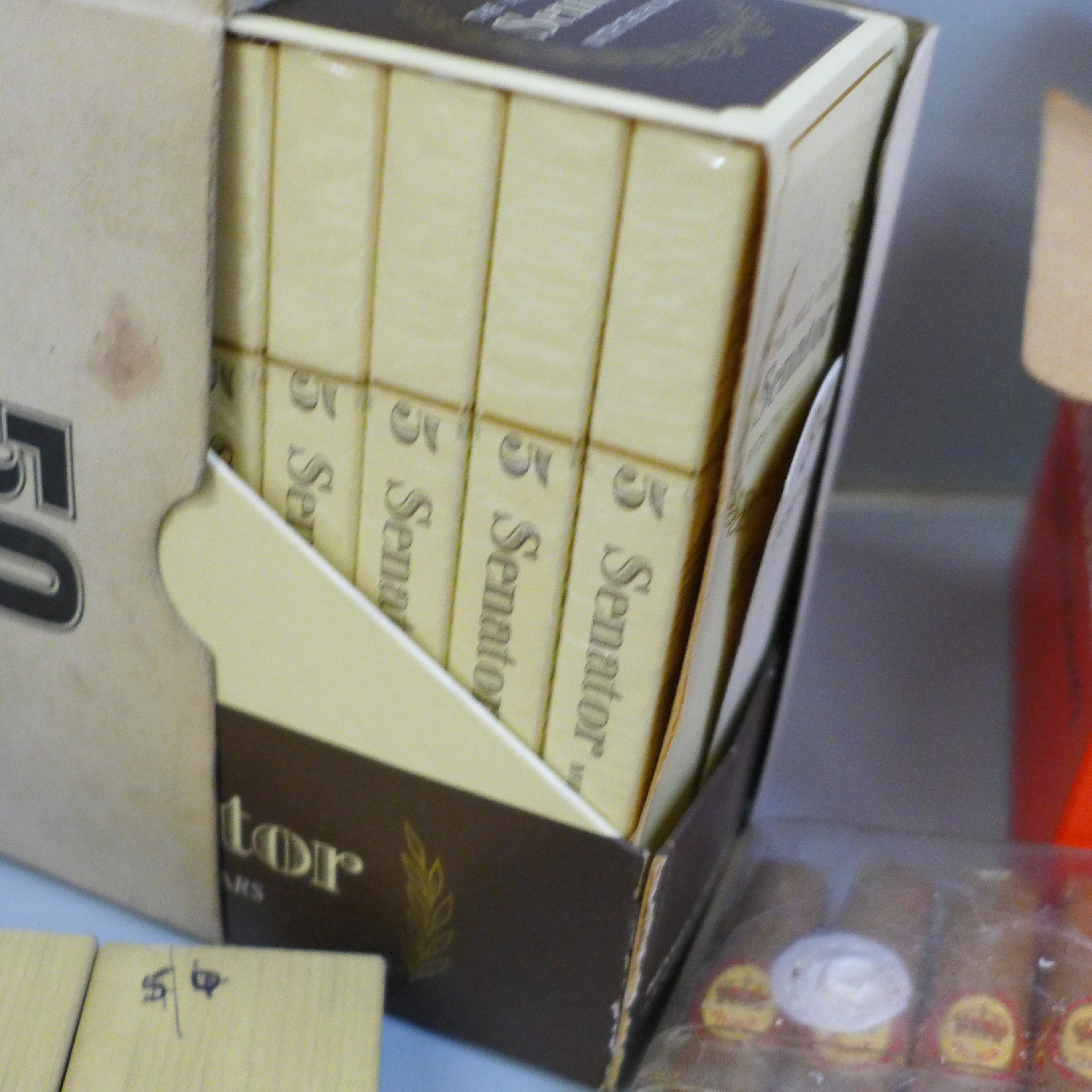 A box of cigars, 50 Senator Mild cigars, King Six and Castella in candle tubes, etc. - Image 2 of 4